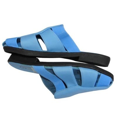 New DeadStock Womens Light Blue Gladiator Style Comfort Slides Sandals Size 7M - Thumbnail 2