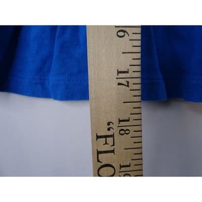 Secret Treasures Sleepwear Blue Cotton Ruffle Tank Top S/CH - Thumbnail 6