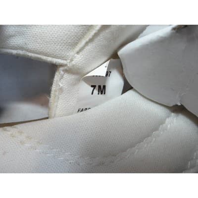 Classique Sport Women's White Strappy Wedge Sandals Size 7M - Thumbnail 7