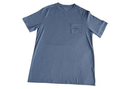 Guy Harvey Men's Billfish T-Shirt - Large - Blue - Thumbnail 2