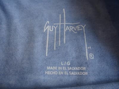 Guy Harvey Men's Billfish T-Shirt - Large - Blue - Thumbnail 4