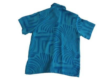Vintage Beverly Rose Men's Tropical Print Short Sleeve Shirt Size PL - Thumbnail 3