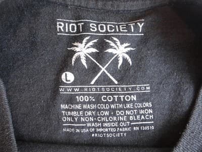 Riot Society Graphic Bear T-Shirt - Black - Thumbnail 3