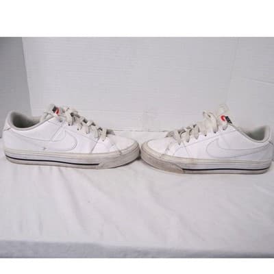 Nike Sport Shoes DH3161 101 White Lace Up Sneakers Youth Size 6.5 - Thumbnail 5