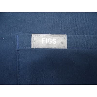 FIGS Technical Collection Navy Blue V-Neck Scrub Top Womens XS Chest Pocket - Thumbnail 2