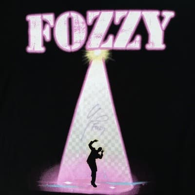 Fozzy Worldwide Spotlight 2023 2024 Tour Black T Shirt Size Large - Thumbnail 2