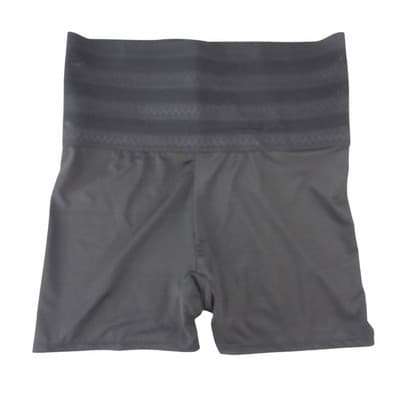 Prima Valentina Womens Black High Waisted Tummy Control Shapewear Shorts 1X
