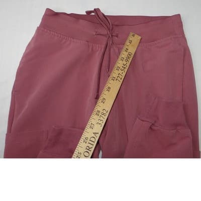 Mandala Womens Cargo Jogger Scrub Pants Rose Pink XXS Equa Tek Technology - Thumbnail 6