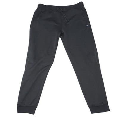 Hurley Black Jogger Sweatpants Athletic Lounge Drawstring Zipper Pockets Size L