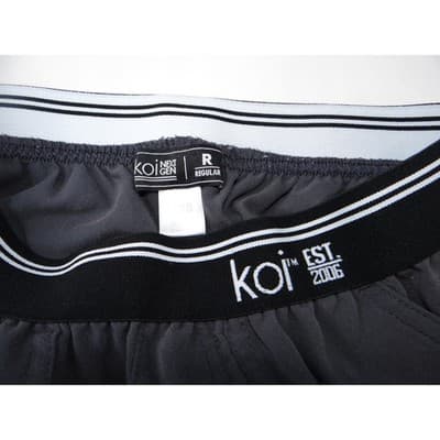Koi Next Gen Womens XXS Regular Grey Scrub Pants Elastic Waist Cargo Pockets - Thumbnail 3