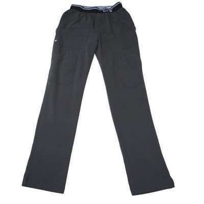 Koi Next Gen Womens XXS Regular Grey Scrub Pants Elastic Waist Cargo Pockets