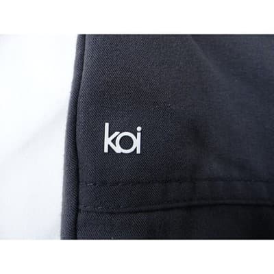 Koi Next Gen Womens XXS Regular Grey Scrub Pants Elastic Waist Cargo Pockets - Thumbnail 6