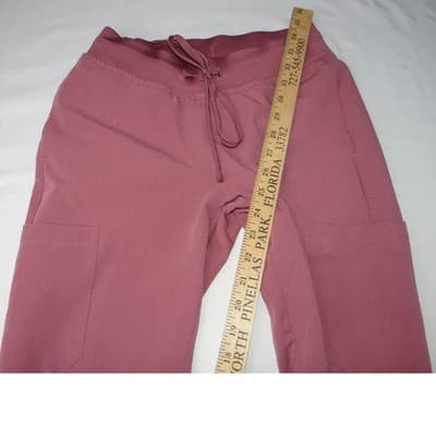 Mandala Womens Cargo Jogger Scrub Pants Rose Pink XXS Equa Tek Technology - Thumbnail 5