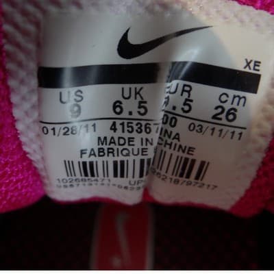 Nike Air Zoom Structure 14 Womens Pink Black Running Shoes Size 9 - Thumbnail 2
