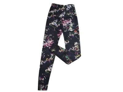 Old Navy Active Powersoft Extra High Rise Leggings - Floral Print - Thumbnail 2