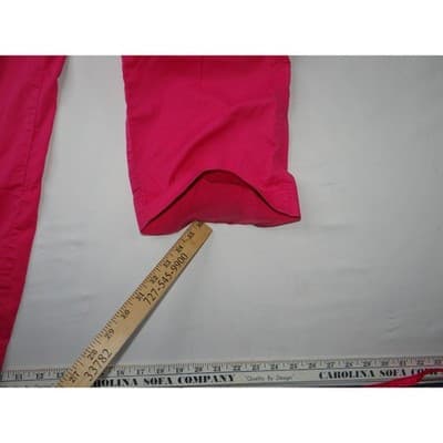 Hot Pink Scrub Pants Women's Cargo Pockets Drawstring Waist - Thumbnail 7