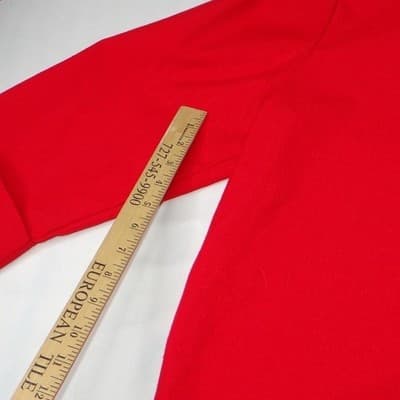 ALICE STUART Red Textured Blazer Jacket Button Front Women's Large - Thumbnail 5