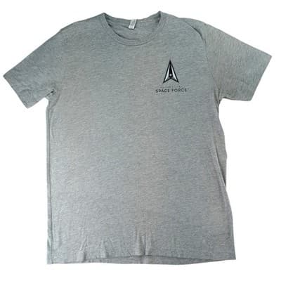United States Space Force Logo Gray T Shirt Mens XL