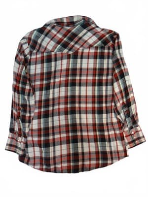 Plains Western Wear Plaid Button-Up Shirt Size Large - Thumbnail 8