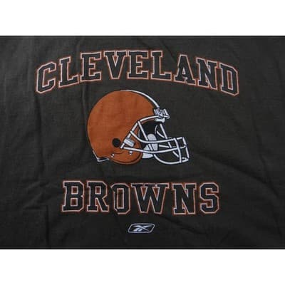 Cleveland Browns NFL Football Helmet Graphic T Shirt Men's Brown - Thumbnail 5