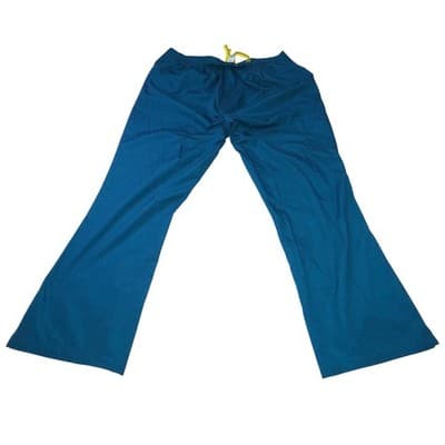 Wink Unisex Scrub Pants Navy Blue XL Flare Leg Drawstring Pockets - Thumbnail 3