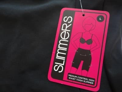 Slimmers Medium Control High Waist Thigh Slimmer - Size L - Thumbnail 3