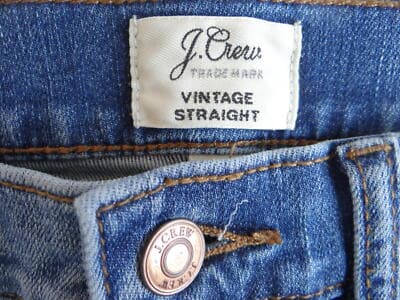 J.Crew Vintage Straight Jeans - Distressed Style - Thumbnail 2