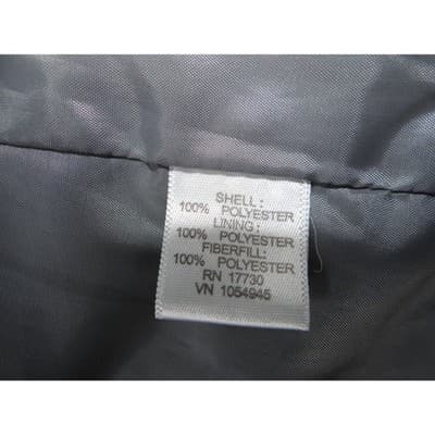 Merona Womens Gray Puffer Vest Quilted Stand Collar Full Zip Size S - Thumbnail 3