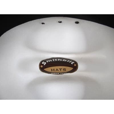 Smithbilt White Straw Cowboy Hat Cattleman Crease Wide Brim Western Hat 2182 - Thumbnail 6