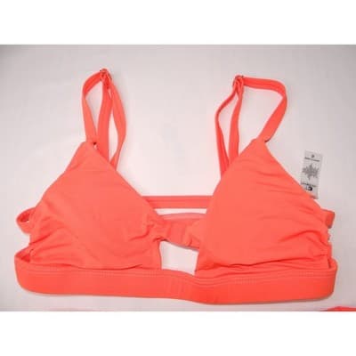 TiniBikini Coral Cutout Triangle Bikini Swimsuit Set Women Size S - Thumbnail 3