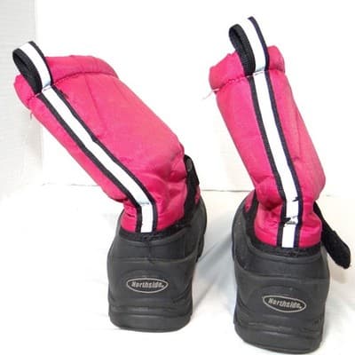 Northside Kids Pink Black Thinsulate Insulated Winter Snow Boots Size 3 - Thumbnail 5