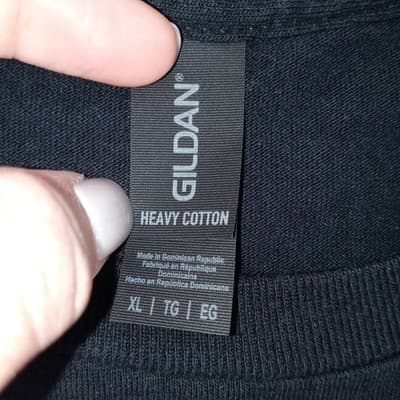 Latina Power Graphic T-Shirt XL Black Gildan Heavy Cotton - Thumbnail 3