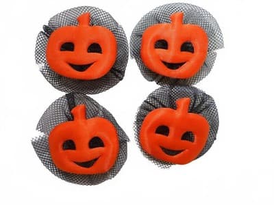 Set of 4 Halloween Pumpkin Button Covers - Thumbnail 3