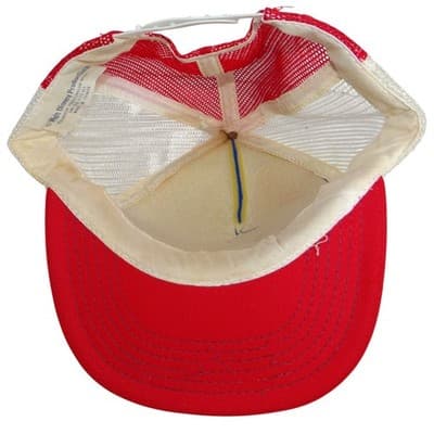 Vintage Mickey Mouse Trucker Hat Blue Red Mesh Disney Snapback Cap - Thumbnail 8