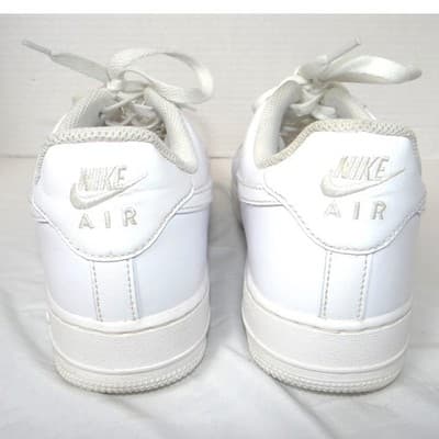 Nike Air Force 1 Low 07 Mens Shoes Triple White CW2288-111 Size 8.5 - Thumbnail 5