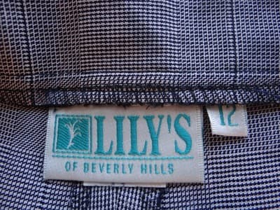 Lily's of Beverly Hills Vintage Checkered Shorts - Thumbnail 5