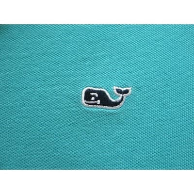 Vineyard Vines Slim Fit Polo - Aqua Blue - Size S - Thumbnail 3