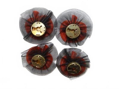 Set of 4 Halloween Pumpkin Button Covers - Thumbnail 5