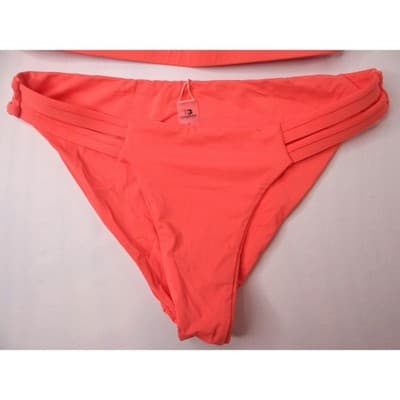 TiniBikini Coral Cutout Triangle Bikini Swimsuit Set Women Size S - Thumbnail 6