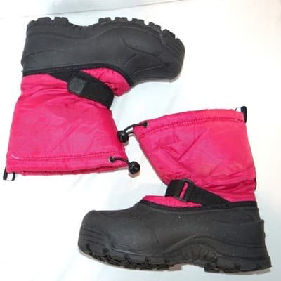 Northside Kids Pink Black Thinsulate Insulated Winter Snow Boots Size 3 - Thumbnail 2