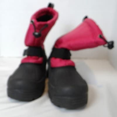Northside Kids Pink Black Thinsulate Insulated Winter Snow Boots Size 3 - Thumbnail 4