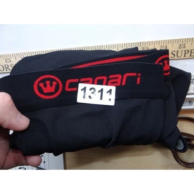 Canari Mens Black Padded Cycling Shorts Size Medium - Thumbnail 6