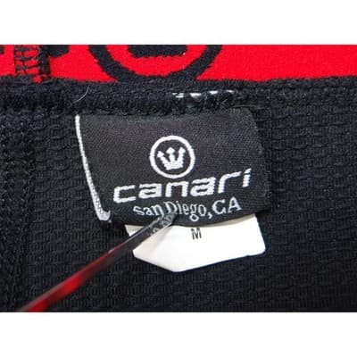 Canari Mens Black Padded Cycling Shorts Size Medium - Thumbnail 2