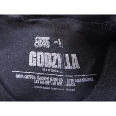 Black Godzilla King of the Monsters Graphic T Shirt Men's Size Large - Thumbnail 2