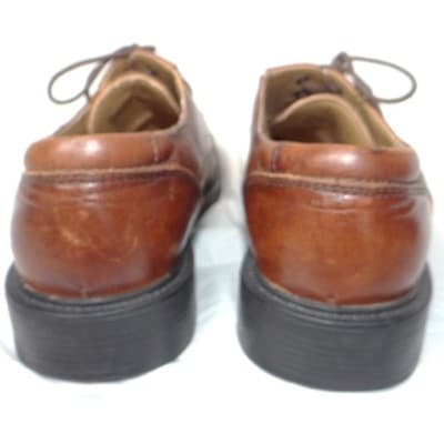 Dockers Mens Brown Leather Square Toe All Motion Comfort Oxford Shoes 9M - Thumbnail 5