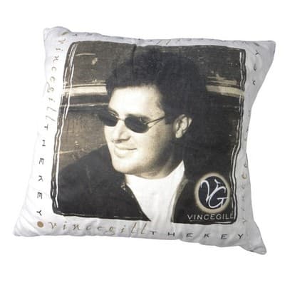 Vintage Vince Gill The Key DIY Throw Pillow Decorative Music Memorabilia - Thumbnail 3