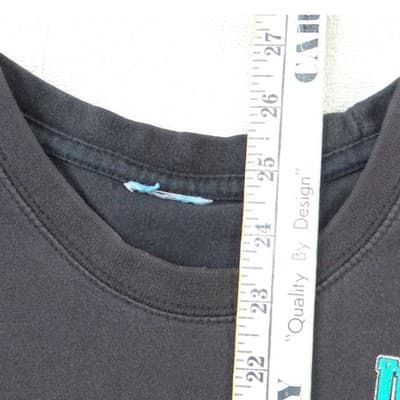 Iron Horse Saloon Ormond Beach FL Biker Pocket T-Shirt Mens Black Teal Graphic - Thumbnail 10