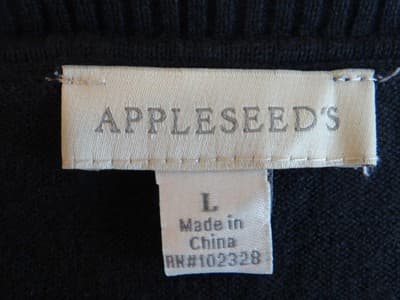 Appleseed's Women's Black Cardigan Sweater - Size L - Thumbnail 3