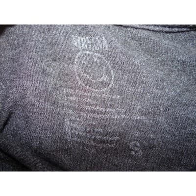 Nirvana Smiley Face Tie Dye Graphic T Shirt Charcoal Gray Women's Small - Thumbnail 2