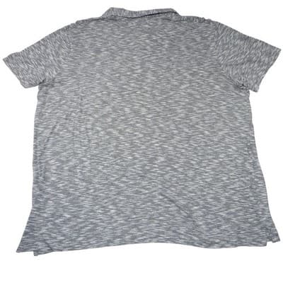 Rock & Republic Mens XL Heather Gray The Iconic Polo Shirt Short Sleeve - Thumbnail 3